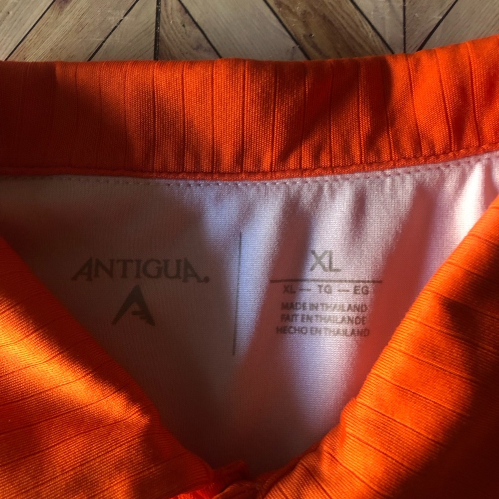 Miami Dolphin’s Men’s Polo. Antigua, Orange, Size XL 100% Polyester - Picture 4 of 7